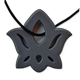 Lotus Teething Necklace by Zen Rocks - a Stylish New Twist to Teething - River Rock by Zen Rocks