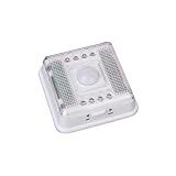 8 LEDライト　PIR　LEDランプ　LED電球　PIRセンサー搭載　人感センサー　センサーライト　ホワイト　ベッドルーム、洗濯室、冷蔵庫、洗濯機、廊下、階段、地下室で使用