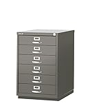 BISLEY F6 カギ付 6段 スチールキャビネット 【スチール】【日本正規代理店品】