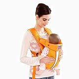 Kangaroobaby 多機能の四季を通気ベビースリング (オレンジ)