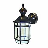 Heath/Zenith SL-4175-AC-A 150-Degree Motion-Activated Lexington Style Decorative Lantern, Antique Co