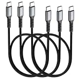 HOTNOW USB CからCケーブル1m 3本、100cm USB C充電ケーブル PD 65W USB 2.0速い充電コード互換性iPhone 15 16 および USB Type C デバイス