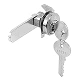 Prime-Line Products S 4297 Mail Box Lock, Counter Clockwise, 5 Pin, Bommer, Nickel Plated [並行輸入品]
