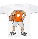 Clemson Tigers Heads Up 。Basketballベビー/幼児用Tシャツ