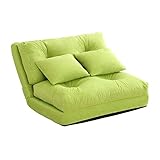 ソファ 3WAYソファベッド90 フリッシ クッション付 幅90cm リクライニング/グリーン