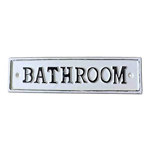 どんなドアにも合うシンプルなサインプレート。サインプレート BATHROOM 63043
