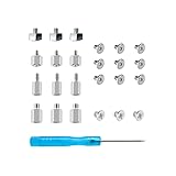 PrimeBlis NVME M.2 SSD取り付けネジキット msi asrockマザーボードに対応 (シルバー, M2、M3)