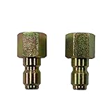 Shark Pressure Washers 89222170 Female Coupler Plug, 1/4-Inch, 2-Pack [並行輸入品]
