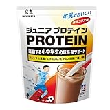 森永製菓 ジュニアプロテイン ココア味 1.12kg ウイダー ソイ ホエイ カルシウム ビタミン 鉄分 合成甘味料不使用 アンチドーピング 国産【Amazon.co.jp 限定】