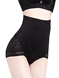 KAINIJIAO 産後リフォーム 補正下着 ハイウエスト ショーツ レディース 補正ショーツ ガードル 三角パンツ シェイプショーツ ヒップアップ 美尻パンツ　通気 無痕 春夏秋冬（ブラック　XL）