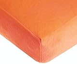 American Baby Company Heavenly Soft Chenille Fitted Crib Sheet, Orange by American Baby Company [並行輸