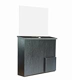 FixtureDisplays 15 " W x 13 " H x 3.7 " D、提案ボックス、寄付ボックス、メールボックス、withクリアアクリルサインホルダー102706 BLK 102706 