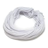 【町田絲店】(細)アクリルスピンドル紐 約3mm 50m 巾着/エプロン/手芸/ハンドメイド (1ホワイト)