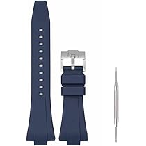 TISSOT PRX Powermatic80 40mm ブルー交換ラバーベルト TISSOT PRX ICEBLUE ラバーベルトへ交換！どちらがお好みですか