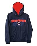 Chicago BearsユースサイズXLサイズXL ( 18 )パフォーマンスチームロゴフード付きスエットシャツ – ネイビーブルー