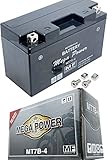 メガパワー バイク バッテリー MT7B-4 密閉式 メンテナンスフリー (YT7B-BS/GT7B-4/FT7B-4/BT7B-4/ZT7B-4/CT7B-4/UT7B-4/PT7B-4/BM7B-4/DP7B-4/GEL7B-4/ST7B-4/WP7B-4/EBM7B-4-1 互換)
