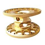 baobladeマルチ目的パフォーマンス耐久性アルミニウム合金Scuba Diver指リールWreck Cave Diving Techガイドラインスプール – ゴールド