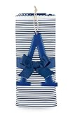 Mud Pie Tin Initial Nursery Blanket for Boy, A, Large by Mud Pie