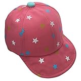 (よキーよ)Yokeeyo ベビー 帽子 野球帽 つば広 星柄 ベースボールキャップ 赤ちゃん キッズ 女の子 男の子 男女児 紫外線 UVカット 日よけ 日焼け止め ユニセックス お出かけ 春 夏 