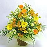 華やかな季節のアレンジ 暖色系