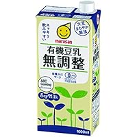 マルサン 有機豆乳無調整 1000ml&times;6本