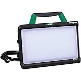 ハタヤ(HATAYA) LEDワークライト 屋外用 3800Lm 昼光色 5000K 3mコード付き 防雨型2Pプラグ付き 明るさ2段階切替式 グリーン LWY-45G