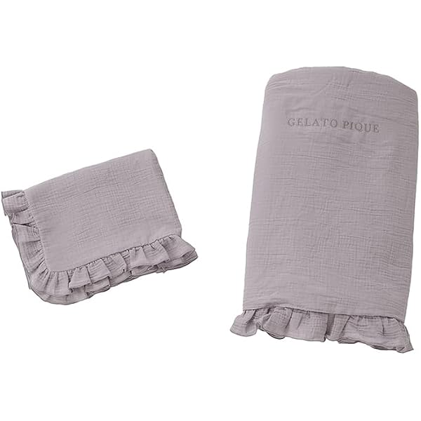 Amazon.co.jp: [ジェラート ピケ] Sleep ダブルガーゼフリル3点セット