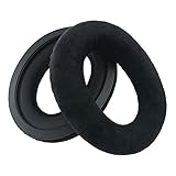 Chic Tuant イヤーパッド for Sennheiser (ゼンハイザー) HD515 HD518 HD555 HD558 HD595 HD598 HD598SE HD598CS HD598SR ゲーミングヘッドセット に対応 交換用 ヘッドホンパッド イヤークッション メモリーフォーム (ブラックベロアイヤーパッド)
