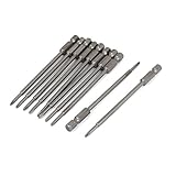 uxcell　プラスドライバービット　グレー　120g　マグネット　 　PH0　100mm