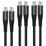 ctocケーブル 3m USB C ケーブル 3m【3本セット 3m x 2本 / 1m】 タイプc ケーブル type-c USB C to C セット品 iPhone 15 Pro, iPhone 15 Pro Max 対応