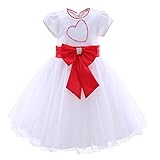 Pettigirl子供・ベビードレス ホワイト 4歳-5歳 [並行輸入品]