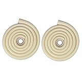 Prettyia 2個　エバフォーム　ベビー　セーフティ　テーブル　エッジ　コーナー　クッション　ガード　ストリップ　バンパー　プロテクター　　全3色 - 白