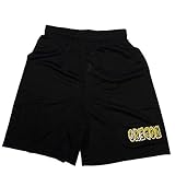 Oregon Ducks BadgerスポーツYouthブラックメッシュ巾着アスレチックショーツ( M )