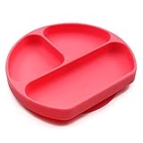 Bumkins Silicone Grip Dish Red [並行輸入品]