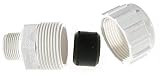 B and K 161-103 PVC Compression Male Adapters, 1/2" [並行輸入品]