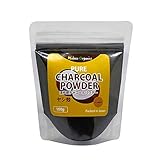 活性炭チャコールパウダー・ ヤシ殻「食用・粉末タイプ 」100g 「オーガニックヤシ殻原料使用」国内工場での細粒粉砕加工　Pure Activated Charcoal powder