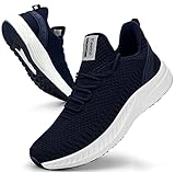 [Feethit] スニーカー メンズ レディース ランニングシューズ 通気 軽量 滑り止 スポーツシューズ スリッポン ジョギング ウォーキング 運動靴 お洒落 旅行 通学 通勤 日常着用 ブルー 23.0cm