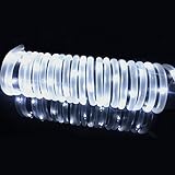 MEIKEE 50個LED ソーラーライト ロープライト ガーデンライト 7メートル 防水仕様 1.2V 光センサー付き ポータブル 昼白色 クリスマスや結婚式やパーティーやガーデンなどに適する