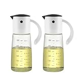 VKCHEF オイルボトル 醤油差し 2個 液だれしない 自動的に開の注ぎ口 油差し 調味料入れ 調味料ボトル 300ml