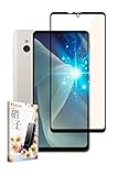 叶kanae カナエ AQUOS sense7 plus 用 ガラスフィルム 強化ガラス 全面保護 保護フィルム フィルム ブルーライトカット 液晶保護フィルム 黒縁 1枚入り