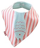 C-Princess 新生児 よだれかけ ベビー 赤ちゃん ビブ スタイ お食事エプロン 動物モチーフ かわいい 綿製 柔らかい 出産祝い 保育園用 家用 レッド