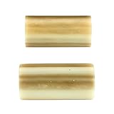 Singleボトルストッパー空白、ライトFauxホーンアクリル、1.5 " X 3 "ラウンド