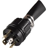アメリカン電機:アメリカン電機 引掛形 防水形プラグ 接地3P20A250V 4222RW 型式:4222RW