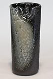 7号 青釉櫛目花入信楽焼　陶器　花器　花入　花瓶