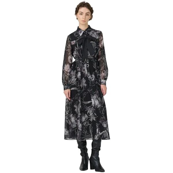 24AW グレースコンチネンタル ハートキカプリントワンピース 36 グリーン GRACE CONTINENTAL｜ハートキカプリントワンピース | Rakuten