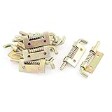 バネ仕掛けのドアの安全メタルバレルボルト右タイプラッチ10個入り