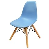 イームズキッズチェア(肘なし)樹脂アクアブルー【リプロダクト品】