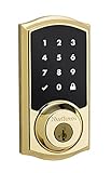 Kwikset SmartCode 916 Z-Wave Touchscreen Electronic Deadbolt with Home Connect Technology, Polished 