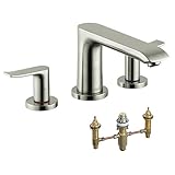 Hansgrohe KT31440-06607BN Metris E 2-Handle Roman Tub Faucet with Rough-In [並行輸入品]