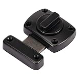 B Baosity ドアターンボルトロック　ドアフィッティングルーム　トイレ　プライバシー　ラッチ　ブラック　全2サイズ - S